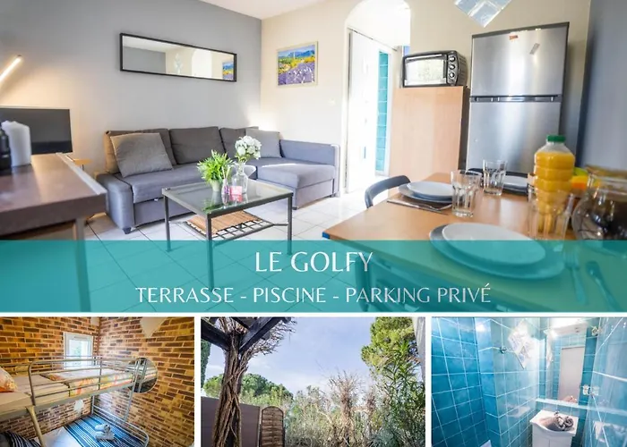 New-le Golfy Parking Terrasse Golf Piscine Pros Servicesconciergerie Motte Hotell