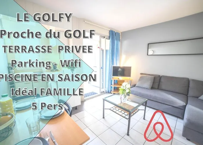 New-le Golfy Parking Terrasse Golf Piscine Pros Servicesconciergerie Motte Hotell La Grande Motte